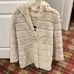 Apparis Cream Teddy Jacket